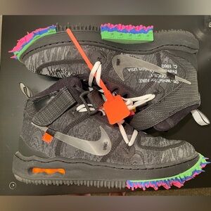 Nike Air Force 1 Mid Off-White Black 8.5 Men’s